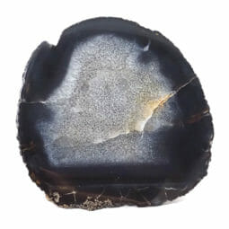 3.25kg Natural Agate Polished Slab Plate DB342 | Himalayan Salt Factory
