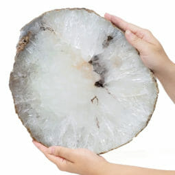 3.40kg Natural Agate Polished Slab Plate DB344 7 3.40kg Natural Agate Polished Slab Plate DB344 | Himalayan Salt Factory