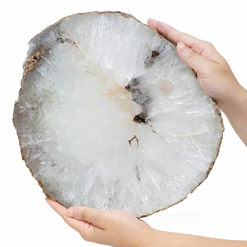 3.40kg Natural Agate Polished Slab Plate DB344 5 3.40kg Natural Agate Polished Slab Plate DB344 | Himalayan Salt Factory