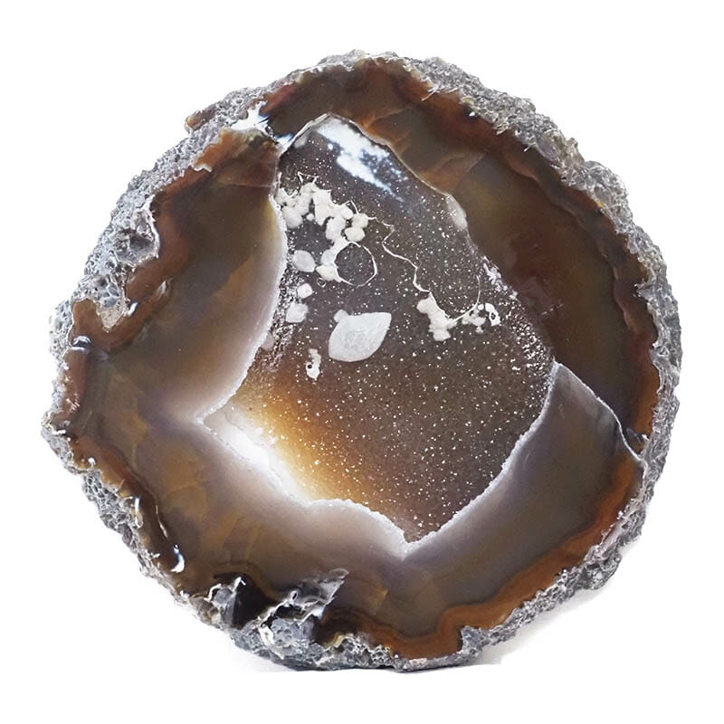 2.80kg Natural Agate Polished Slab Plate DB351 4 2.80kg Natural Agate Polished Slab Plate DB351| Himalayan Salt Factory