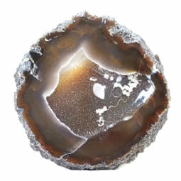 2.80kg Natural Agate Polished Slab Plate DB351| Himalayan Salt Factory