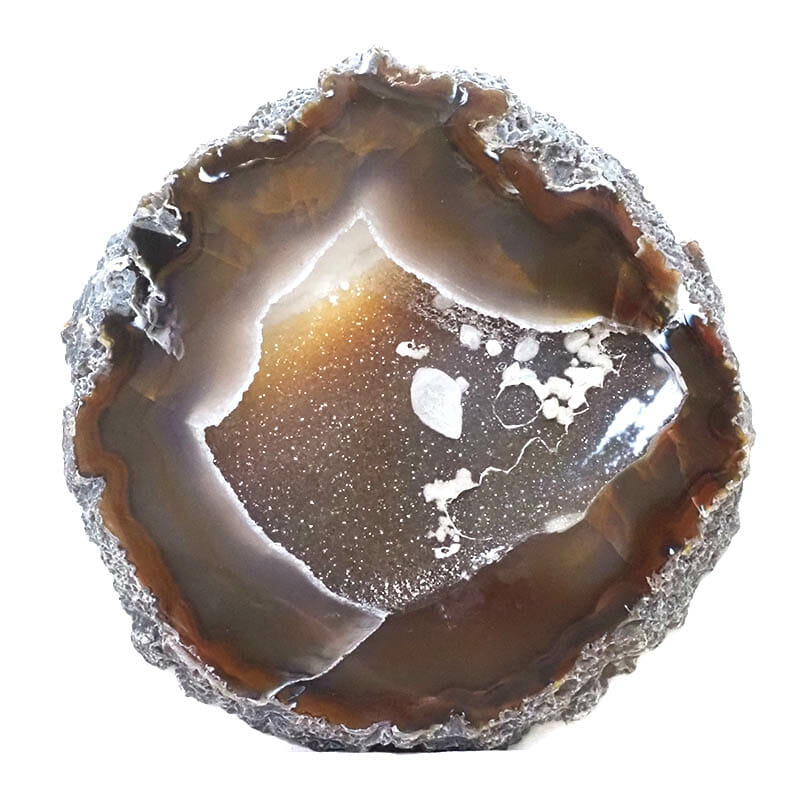2.80kg Natural Agate Polished Slab Plate DB351 3 2.80kg Natural Agate Polished Slab Plate DB351| Himalayan Salt Factory