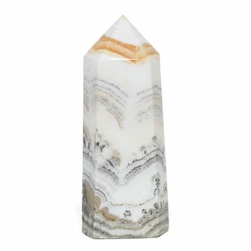 Natural Lace Agate Terminated Point DS2045 | Himalayan Salt Factory