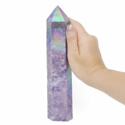 Titanium Lepidolite Terminated Point DS2039 | Himalayan Salt Factory