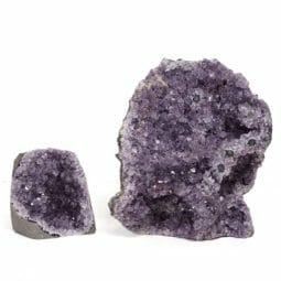 2.61kg Amethyst Crystal Geode Specimen Set 2 Pieces DN1710 | Himalayan Salt Factory