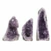 2.75kg Amethyst Crystal Geode Specimen Set 3 Pieces DN1712 | Himalayan Salt Factory