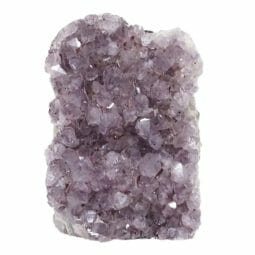 Natural Amethyst Crystal Lamp with Timber Base DS2095 | Himalayan Salt Factory