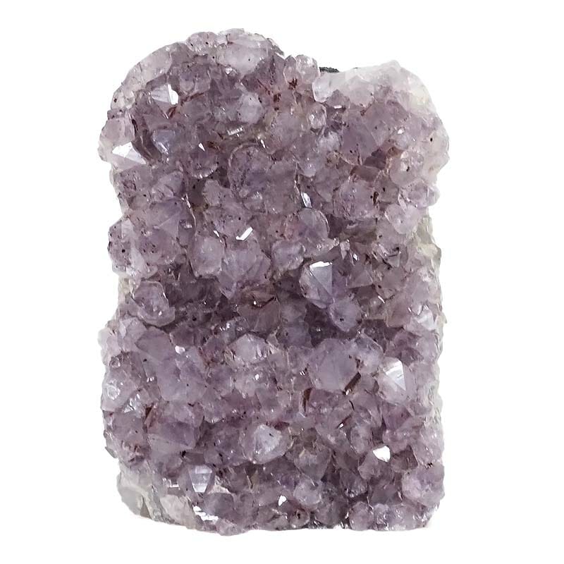 2.60kg Natural Amethyst Crystal Lamp DS2095 3 Natural Amethyst Crystal Lamp with Timber Base DS2095 | Himalayan Salt Factory