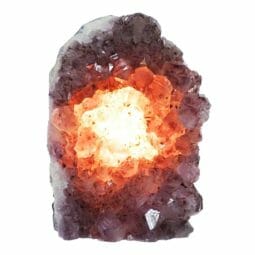2.70kg Natural Amethyst Crystal Lamp DS2098 6 Natural Amethyst Crystal Lamp with Timber Base DS2098 | Himalayan Salt Factory