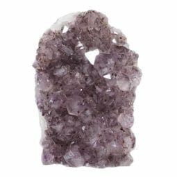 Natural Amethyst Crystal Lamp with Timber Base DS2098 | Himalayan Salt Factory