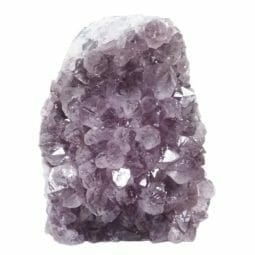 Natural Amethyst Crystal Lamp with Timber Base DS2101 | Himalayan Salt Factory
