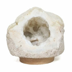 2.82kg Natural Calcite Geode Lamp with Large LED Light Base DS2079 8 2.82kg Natural Calcite Geode Lamp with Large LED Light Base DS2079 | Himalayan Salt Factory