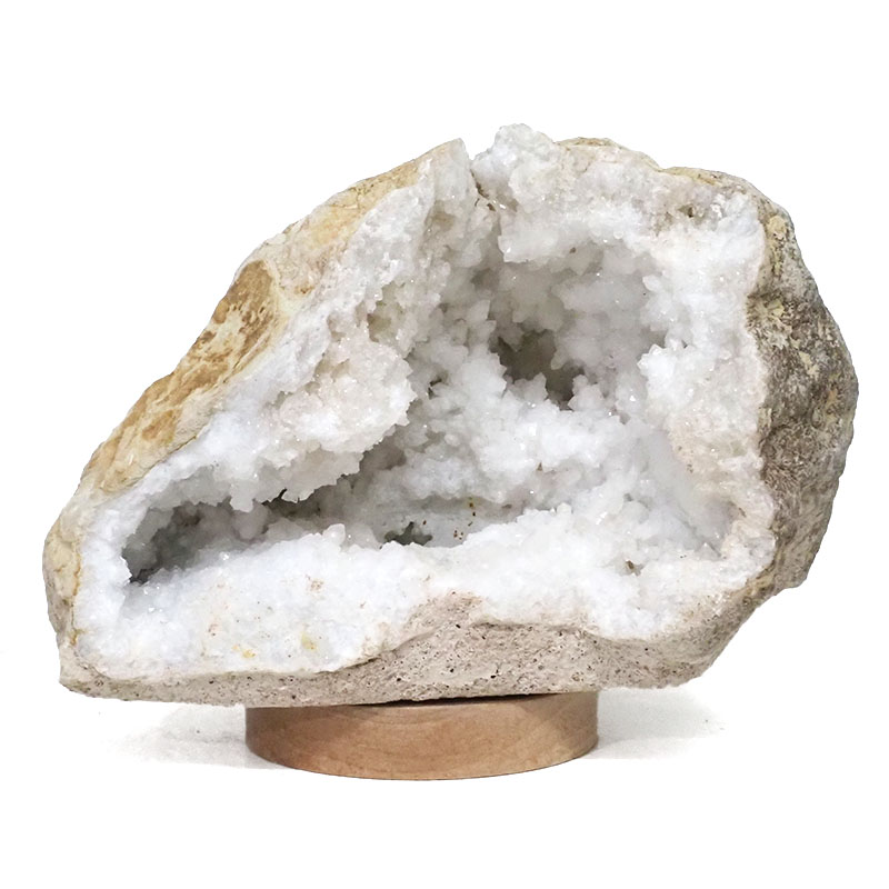 4.10kg Natural Calcite Geode Lamp with Large LED Light Base DS2105 4 Natural Calcite Geode Lamp with Large LED Light Base DS2105 | Himalayan Salt Factory