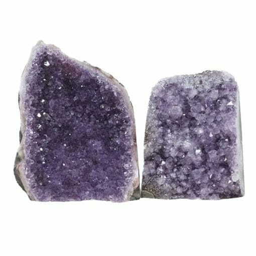 3.06kg Amethyst Crystal Geode Specimen Set 2 Pieces DR313 | Himalayan Salt Factory