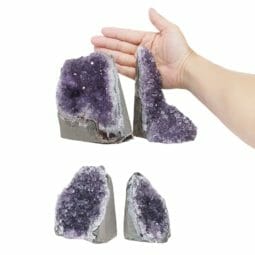 2.33kg Amethyst Druze Specimen Set 4 Pieces L178 5 2.33kg Amethyst Druze Specimen Set 4 Pieces L178 | Himalayan Salt Factory | Himalayan Salt Factory