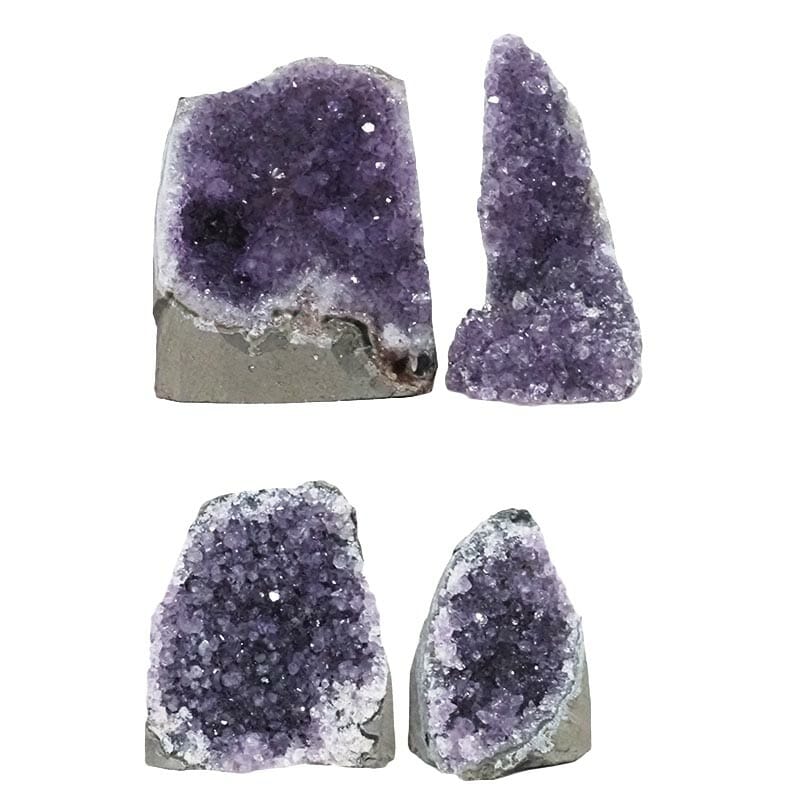 2.33kg Amethyst Druze Specimen Set 4 Pieces L178 3 2.33kg Amethyst Druze Specimen Set 4 Pieces L178 | Himalayan Salt Factory | Himalayan Salt Factory