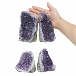 2.25kg Amethyst Druze Specimen Set 4 Pieces L182 5 2.25kg Amethyst Druze Specimen Set 4 Pieces L182 | Himalayan Salt Factory