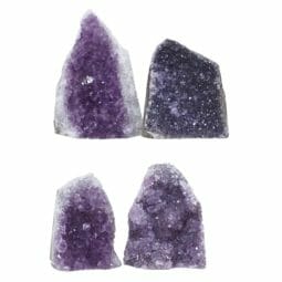 Amethyst Druze Specimen Set 2 Pieces L157 | Himalayan Salt Factory