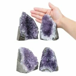 2.22kg Amethyst Druze Specimen Set 4 Pieces L169 5 2.22kg Amethyst Druze Specimen Set 4 Pieces L169 | Himalayan Salt Factory