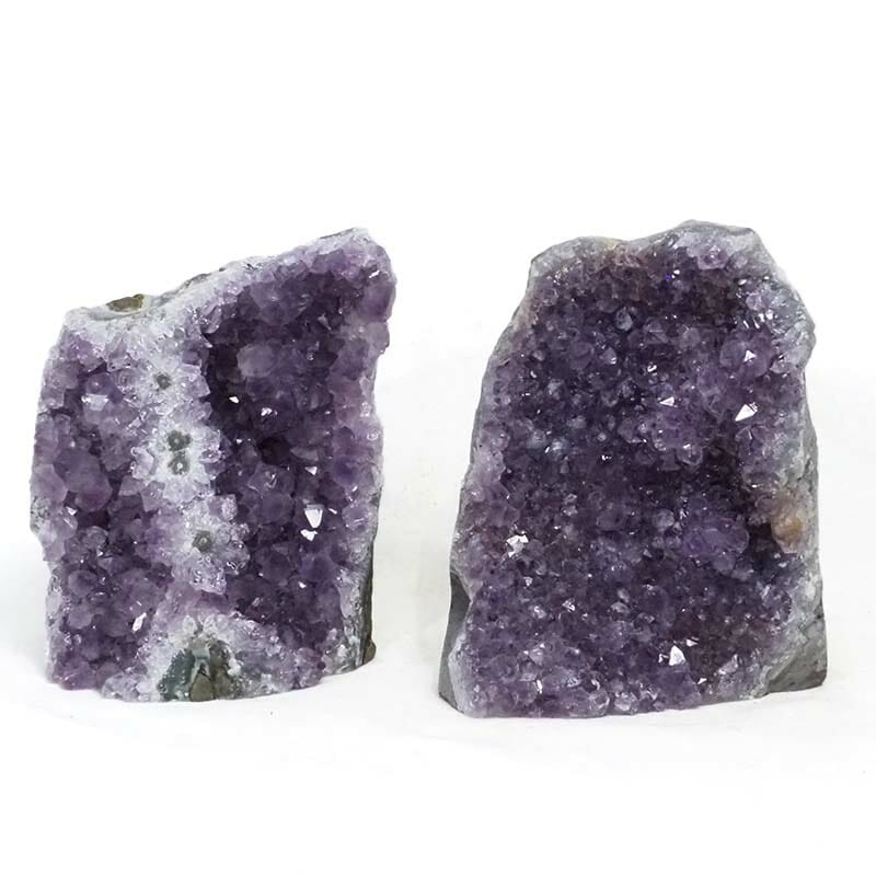 2.54kg Amethyst Crystal Geode Specimen Set 2 Pieces DR319 3 2.54kg Amethyst Crystal Geode Specimen Set 2 Pieces DR319 | Himalayan Salt Factory