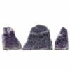 2.61kg Amethyst Crystal Geode Specimen Set 3 Pieces DR328 | Himalayan Salt Factory