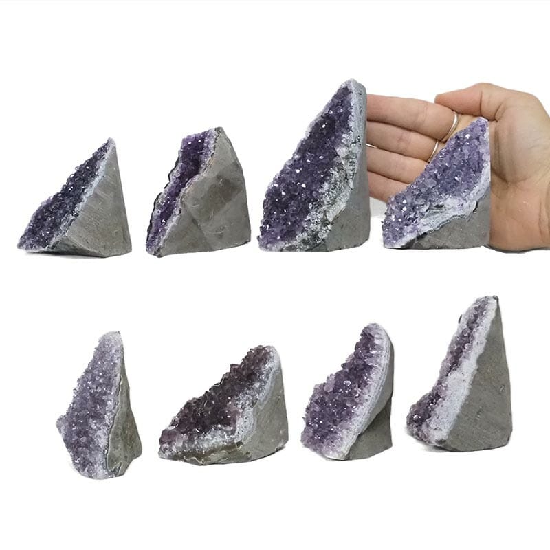 1.84kg Amethyst Druze Specimen Set 8 Pieces L183 4 1.84kg Amethyst Druze Specimen Set 8 Pieces L183 | Himalayan Salt Factory