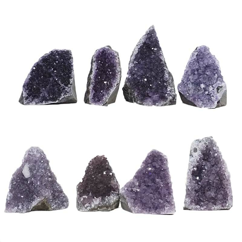 1.84kg Amethyst Druze Specimen Set 8 Pieces L183 3 1.84kg Amethyst Druze Specimen Set 8 Pieces L183 | Himalayan Salt Factory
