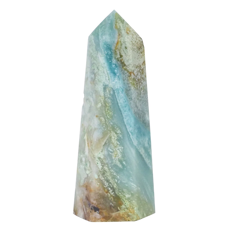 Natural Amazonite Terminated Point DS2147 | Himalayan Salt Factory