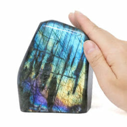 Natural Labradorite Polished Self Stand DS2139| Himalayan Salt Factory