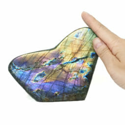 Natural Labradorite Polished Self Stand DS2141| Himalayan Salt Factory