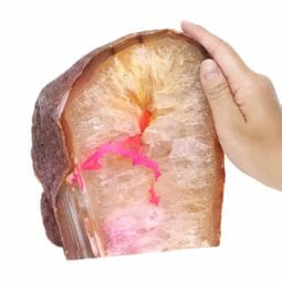 2.77kg Pink Agate Crystal Lamp L123 7 Pink Agate Crystal Lamp L123 | Himalayan Salt Factory