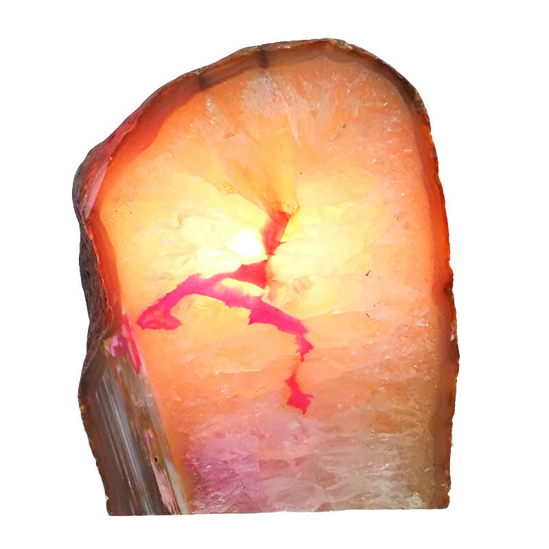 2.77kg Pink Agate Crystal Lamp L123 4 Pink Agate Crystal Lamp L123 | Himalayan Salt Factory