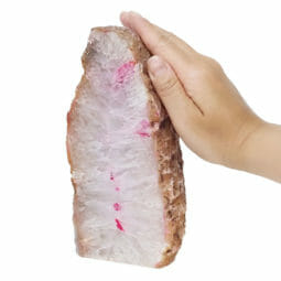 1.50kg Pink Agate Crystal Lamp L124 7 Pink Agate Crystal Lamp L124 | Himalayan Salt Factory