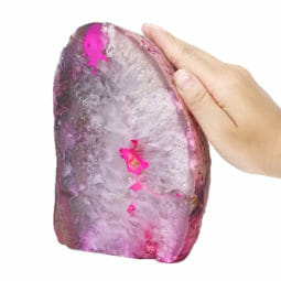 2.21kg Pink Agate Crystal Lamp L125 7 Pink Agate Crystal Lamp L125 | Himalayan Salt Factory