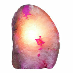 2.21kg Pink Agate Crystal Lamp L125 6 Pink Agate Crystal Lamp L125 | Himalayan Salt Factory