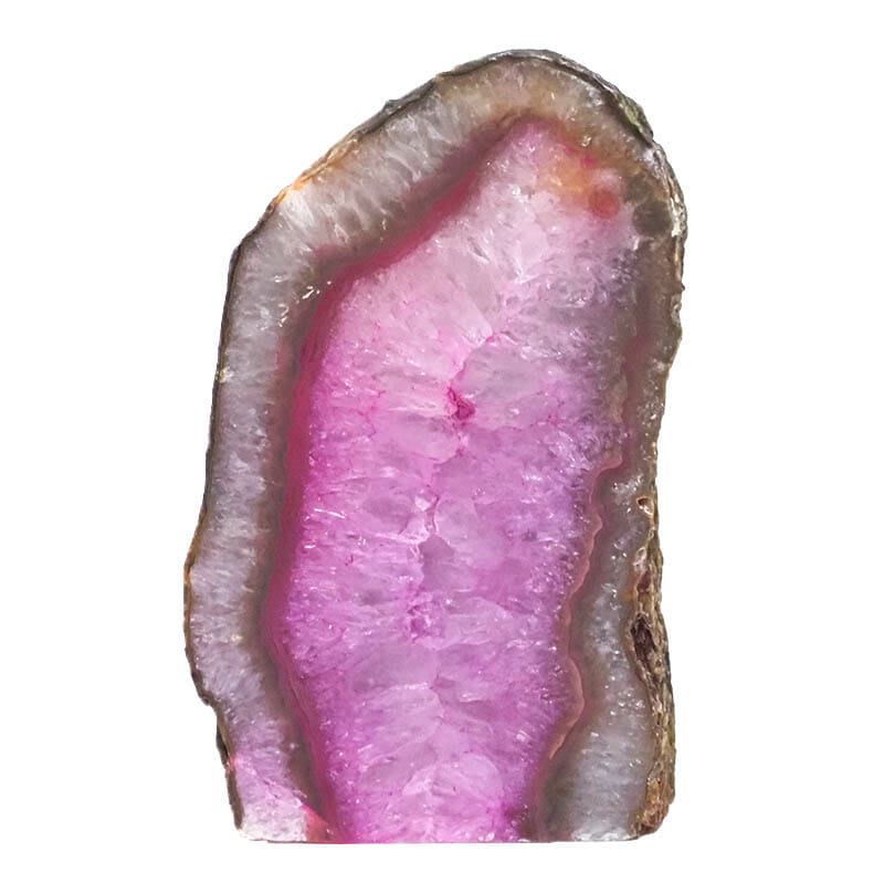 2.37kg Pink Agate Crystal Lamp L131 3 Pink Agate Crystal Lamp L131 | Himalayan Salt Factory