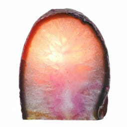 Pink Agate Crystal Lamp L133 | Himalayan Salt Factory
