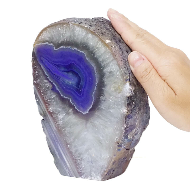 1.92kg Purple Agate Crystal Lamp L139 5 1.92kg Purple Agate Crystal Lamp L139 | Himalayan Salt Factory