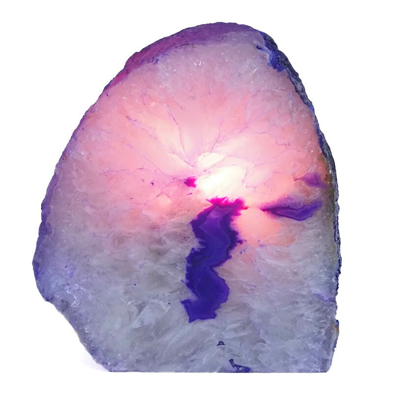 3.04kg Purple Agate Crystal Lamp L143 4 3.04kg Purple Agate Crystal Lamp L143 | Himalayan Salt Factory