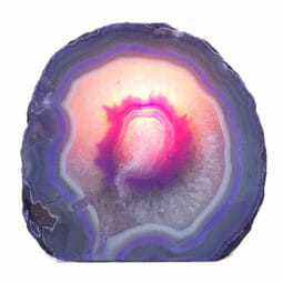 3.82kg Purple Agate Crystal Lamp L144 | Himalayan Salt Factory