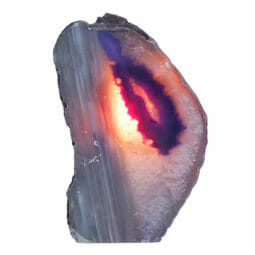 1.58kg Purple Agate Crystal Lamp L152 | Himalayan Salt Factory