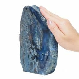 Blue Agate Crystal Lamp S1103 | Himalayan Salt Factory