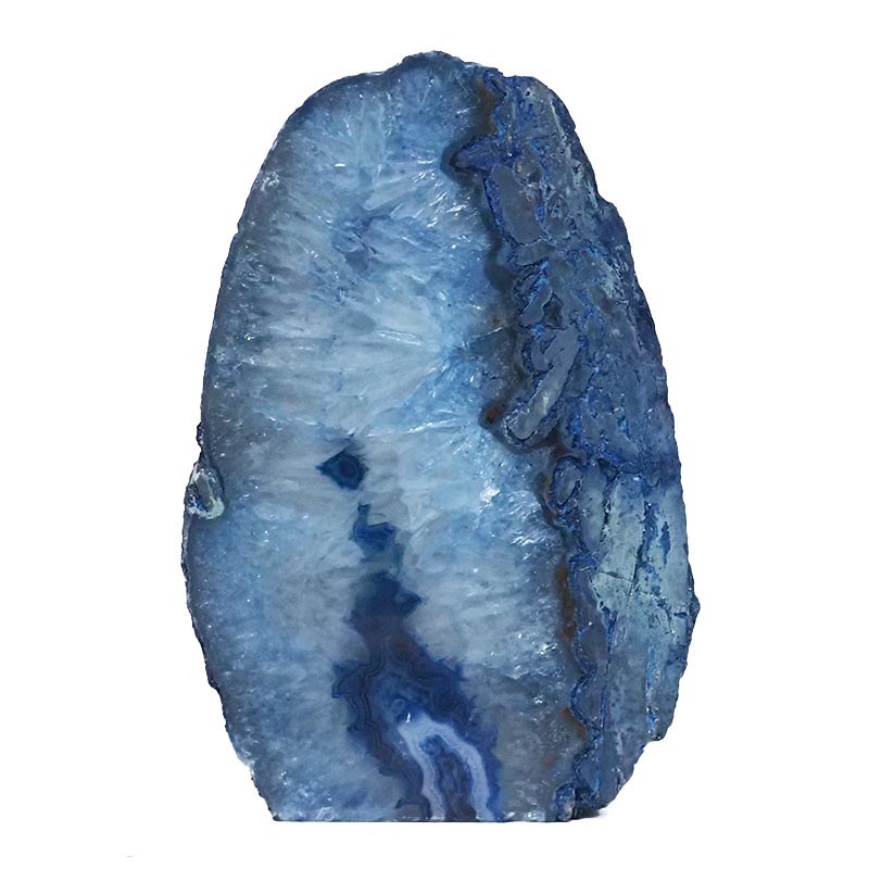 Blue Agate Crystal Lamp S1104 | Himalayan Salt Factory