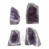 2.35kg Amethyst Crystal Geode Specimen Set 4 Pieces DR334 | Himalayan Salt Factory