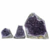 2.63kg Amethyst Crystal Geode Specimen Set 3 Pieces DR339 | Himalayan Salt Factory