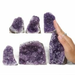 2.06kg Amethyst Druze Specimen Set 6 Pieces L191 5 2.06kg Amethyst Druze Specimen Set 6 Pieces L191 | Himalayan Salt Factory
