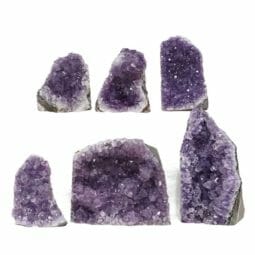 2.06kg Amethyst Druze Specimen Set 6 Pieces L191 | Himalayan Salt Factory