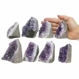2.02kg Amethyst Druze Specimen Set 8 Pieces L195 5 2.02kg Amethyst Druze Specimen Set 8 Pieces L195 | Himalayan Salt Factory