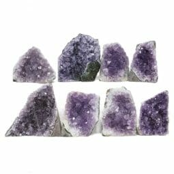 2.02kg Amethyst Druze Specimen Set 8 Pieces L195 | Himalayan Salt Factory