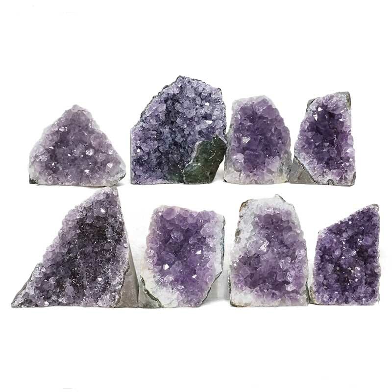 2.02kg Amethyst Druze Specimen Set 8 Pieces L195 3 2.02kg Amethyst Druze Specimen Set 8 Pieces L195 | Himalayan Salt Factory